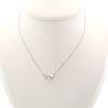Dinh Van Menottes R8 necklace in white gold and diamonds - 360 thumbnail