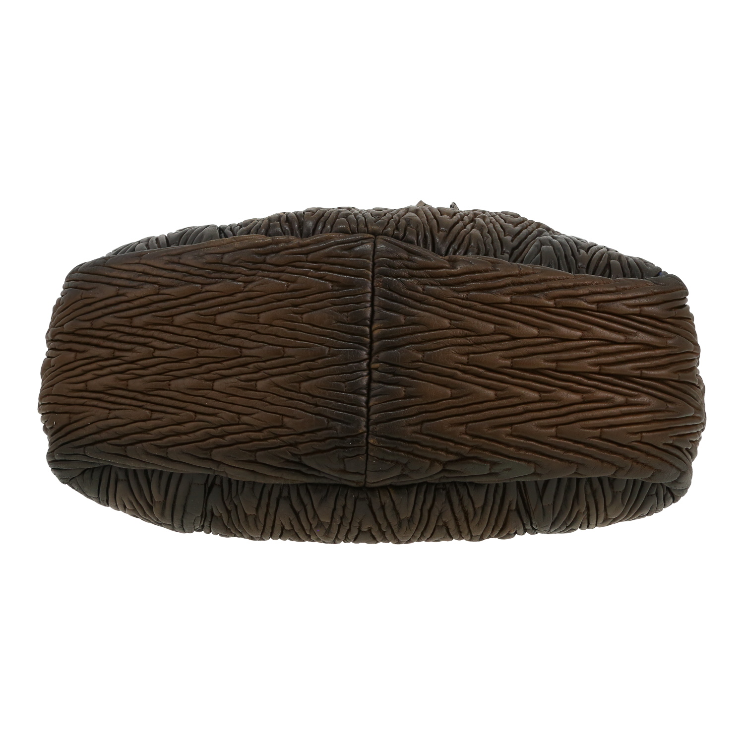 Borsa Prada   in pelle marrone - Detail D1