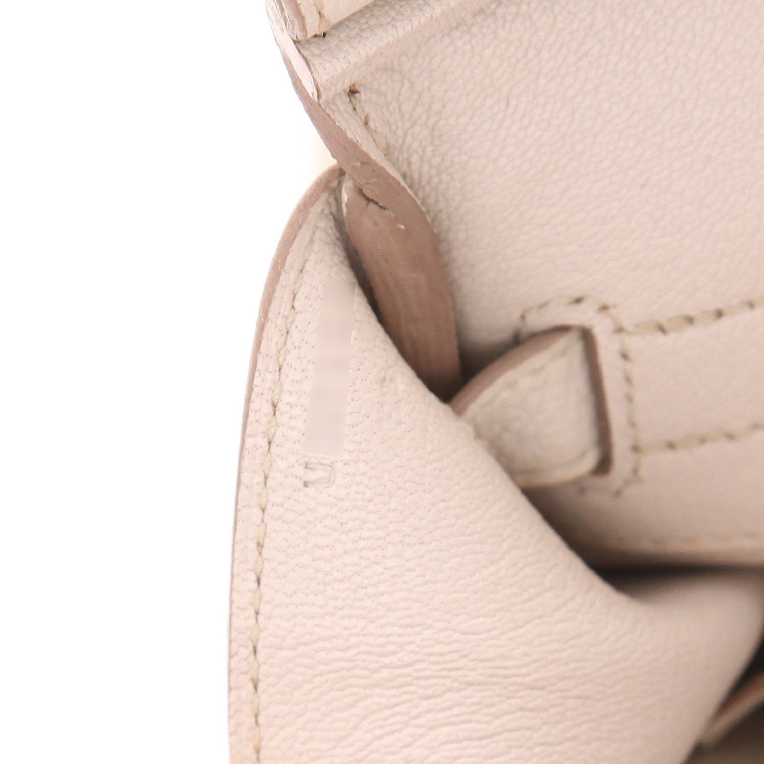 Sac à main Hermès  Birkin 30 cm en cuir togo gris - Detail D4