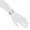 Cartier Santos Galbée  medium model  in stainless steel Ref: Cartier - 2319  Circa 2000 - Detail D1 thumbnail