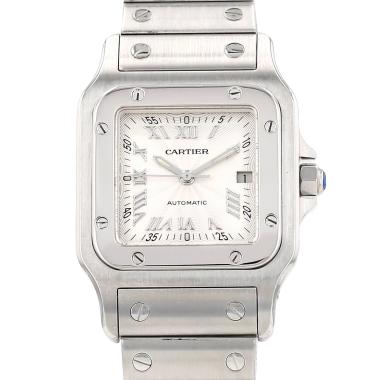 Reloj Cartier Santos Galbée modelo mediano  de acero Ref: Cartier - 2319  Circa 2000