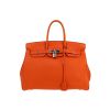 Hermès  Birkin 35 cm handbag  in orange togo leather - 360 thumbnail