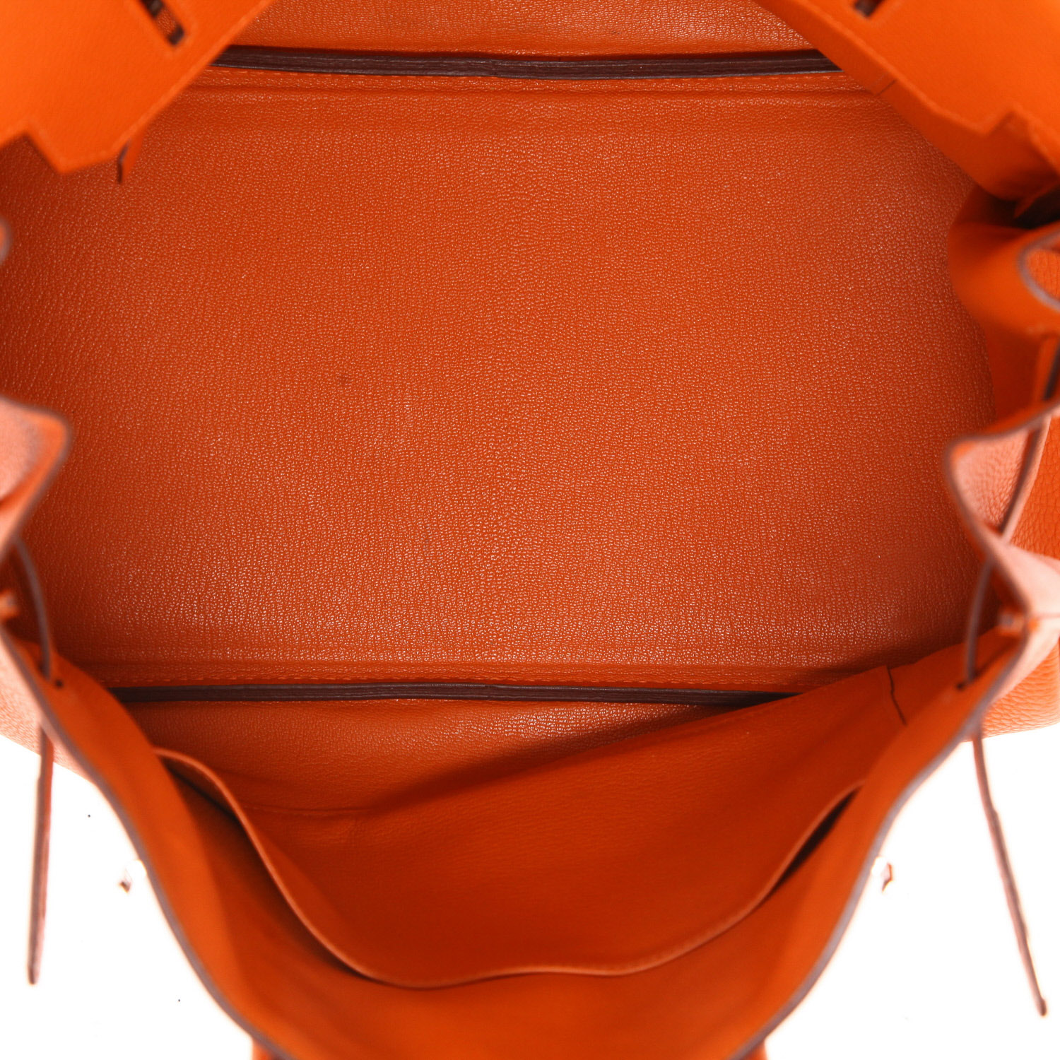 Sac à main Hermès  Birkin 35 cm en cuir togo orange - Detail D3