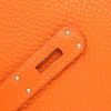 Hermès  Birkin 35 cm handbag  in orange togo leather - Detail D4 thumbnail
