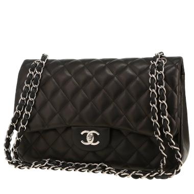Sac bandoulière Chanel  Timeless Jumbo en cuir matelassé noir