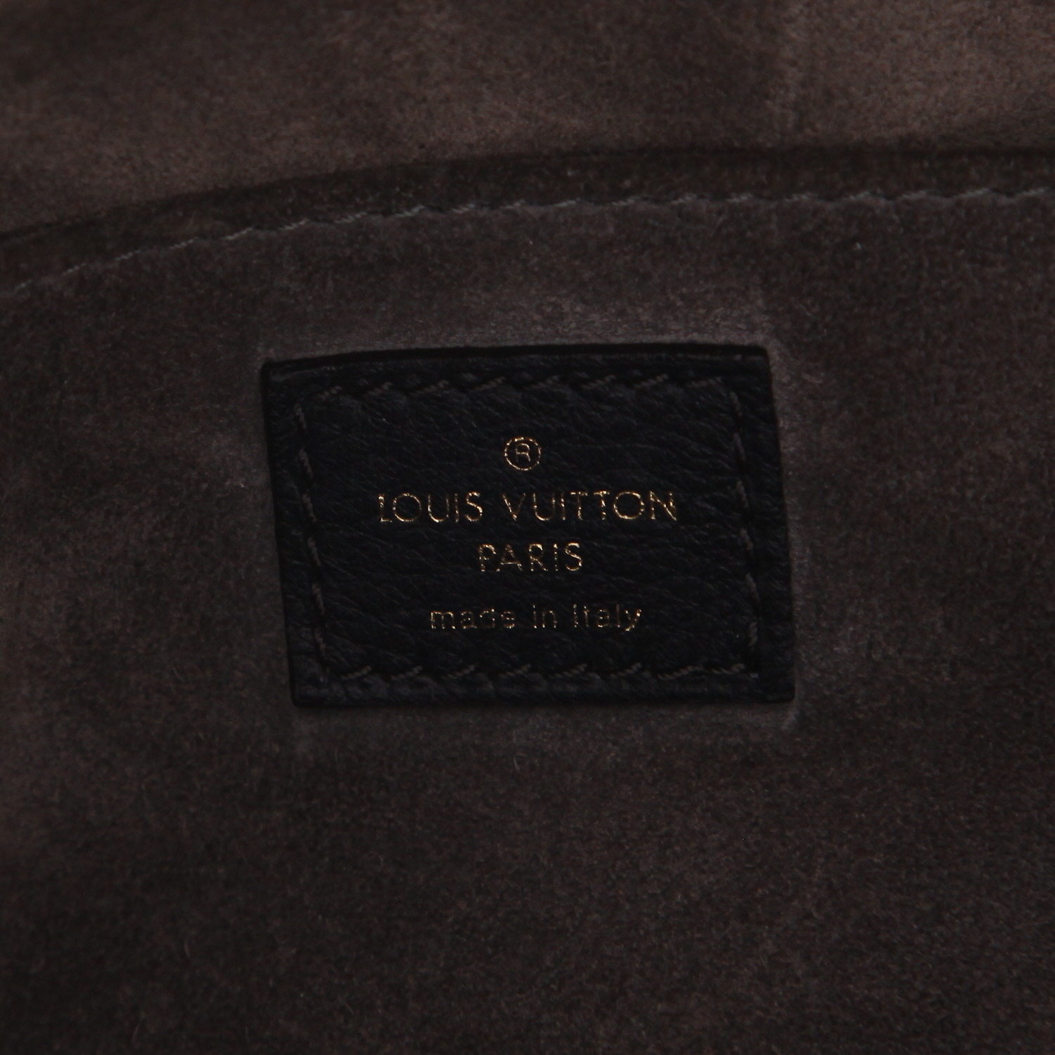 Louis Vuitton  Speedy Sofia Coppola shoulder bag  in navy blue grained leather - Detail D2