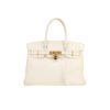 Borsa Hermès  Birkin 30 cm in pelle togo bianca - 360 thumbnail