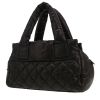 Chanel  Coco Cocoon small model  handbag  in black quilted canvas  and black leather - 00pp thumbnail