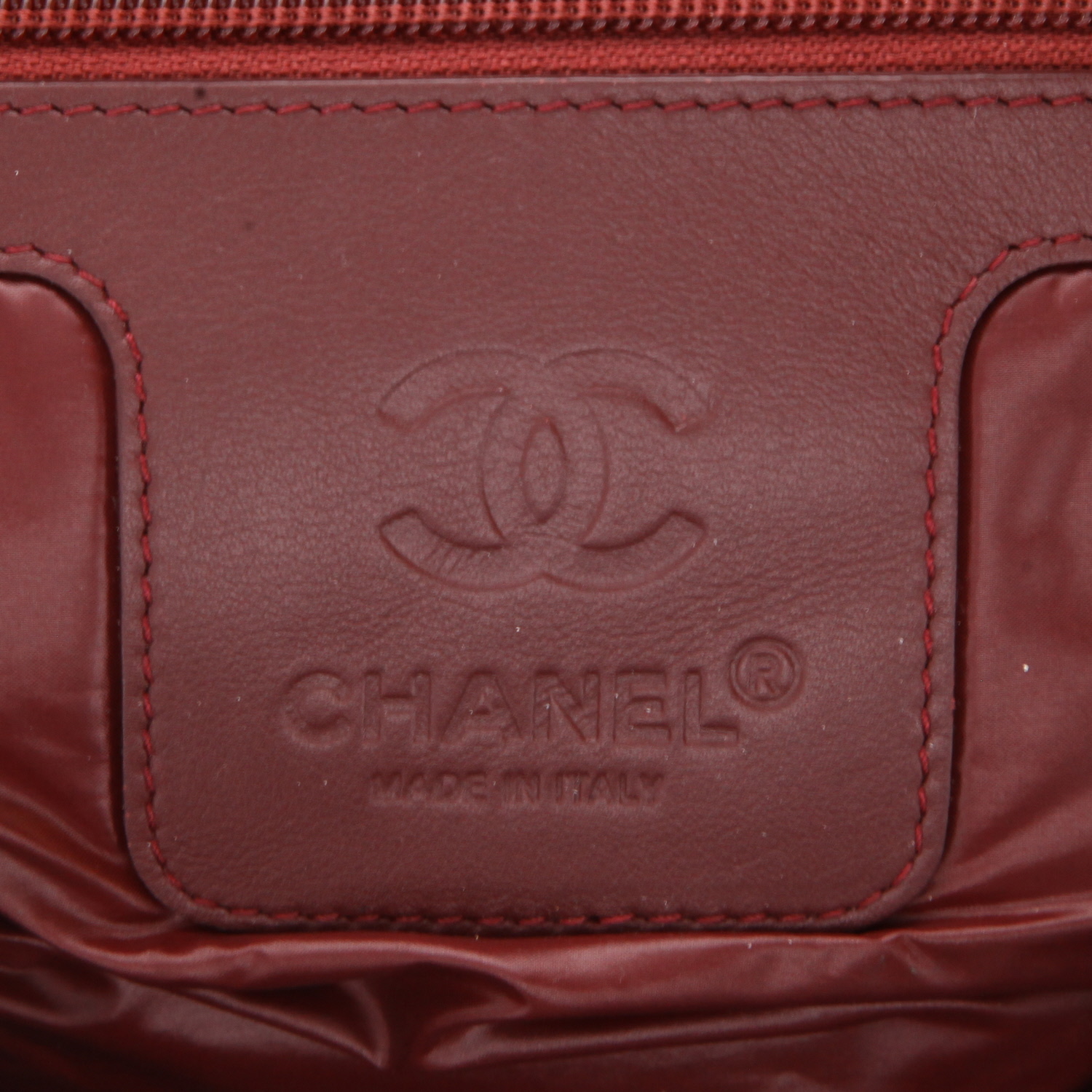 Borsa Chanel  Coco Cocoon modello piccolo  in tela trapuntata nera e pelle nera - Detail D2