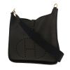 Sac bandoulière Hermès  Evelyne en cuir togo noir - 00pp thumbnail