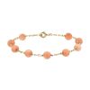 Van Cleef 
Arpels  bracelet in yellow gold and coral - 00pp thumbnail