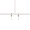 Messika Move Uno earrings in pink gold and diamonds - 360 thumbnail