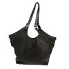 Shopping bag Balenciaga  Cagole modello grande  in pelle invecchiata nera - Detail D6 thumbnail