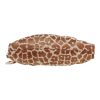 Borsa da spalla o a mano Fendi   in raso beige e marrone e pelle marrone - Detail D1 thumbnail