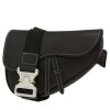 Dior  Saddle shoulder bag  in black grained leather - 00pp thumbnail
