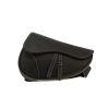 Dior  Saddle shoulder bag  in black grained leather - 360 thumbnail