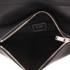 Dior  Saddle shoulder bag  in black grained leather - Detail D3 thumbnail