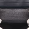 Hermès  Kelly 20 cm shoulder bag  in navy blue box leather - Detail D3 thumbnail