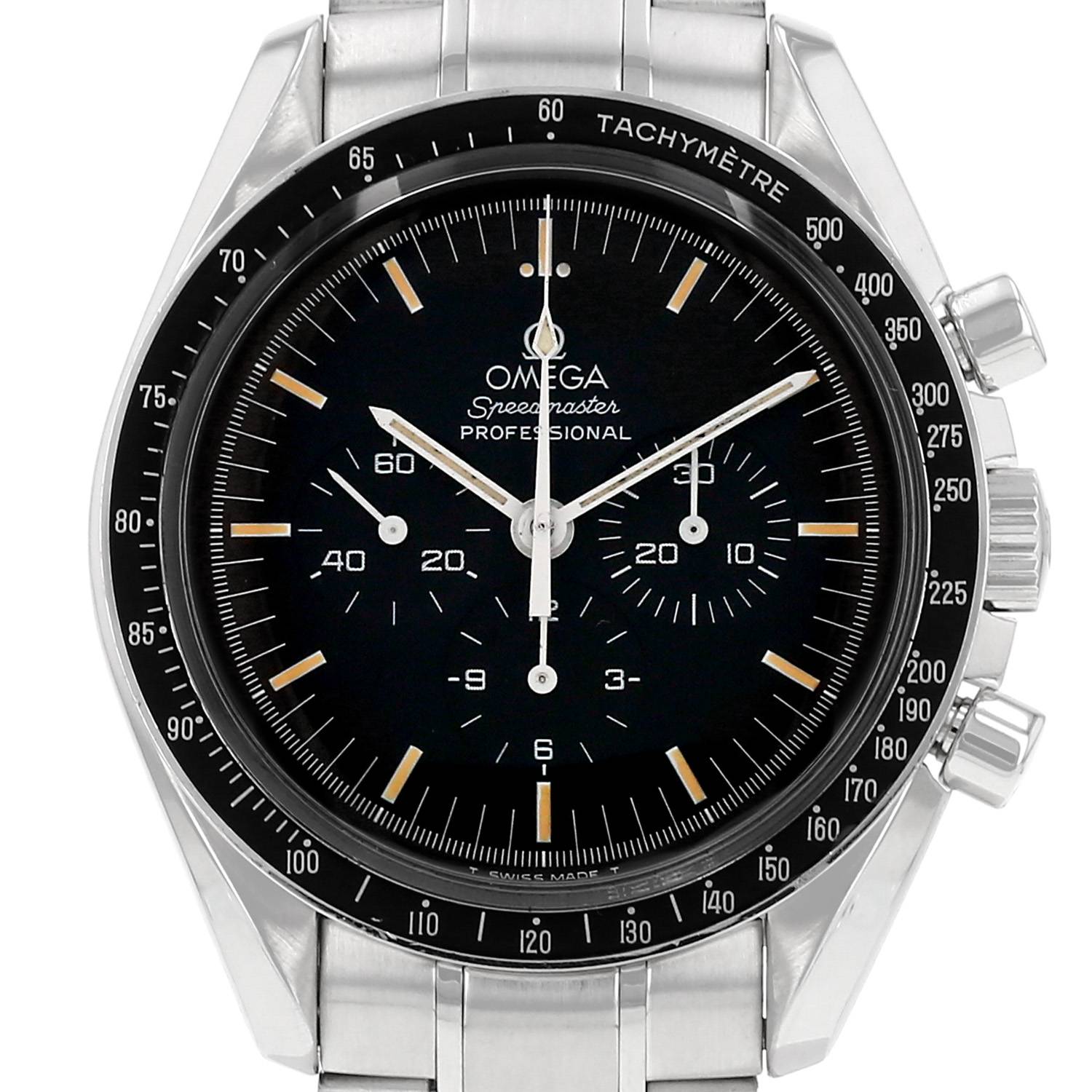 Montre Omega Speedmaster Professional en acier Ref: Omega - 1450022 Montre Omega Speedmaster Professional en acier Ref: Omega - 1450022