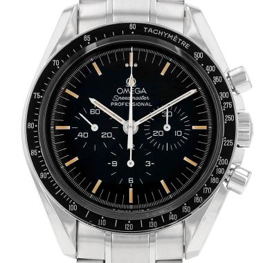 Orologio Omega Speedmaster Professional in acciaio, cod. Omega - 1450022, intorno al 1990