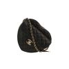 Chanel  Heart bag mini  shoulder bag  in black quilted leather - 360 thumbnail