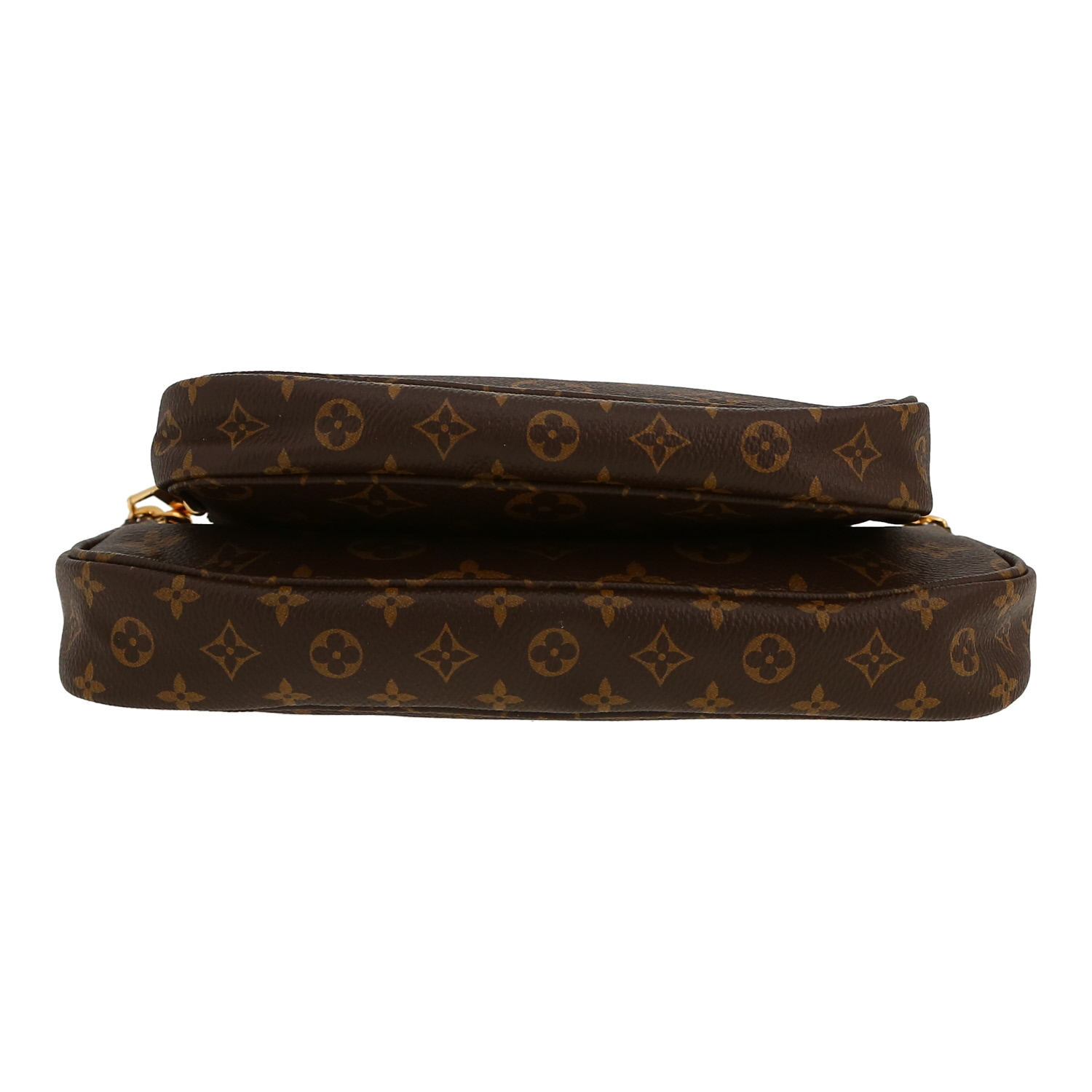 Sac bandoulière Louis Vuitton  Multi-Pochette en toile monogram enduite marron - Detail D1