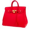 Borsa Hermès  Haut à Courroies 32 cm in pelle Swift rossa - 00pp thumbnail