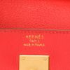 Borsa Hermès  Haut à Courroies 32 cm in pelle Swift rossa - Detail D2 thumbnail