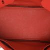 Borsa Hermès  Haut à Courroies 32 cm in pelle Swift rossa - Detail D4 thumbnail