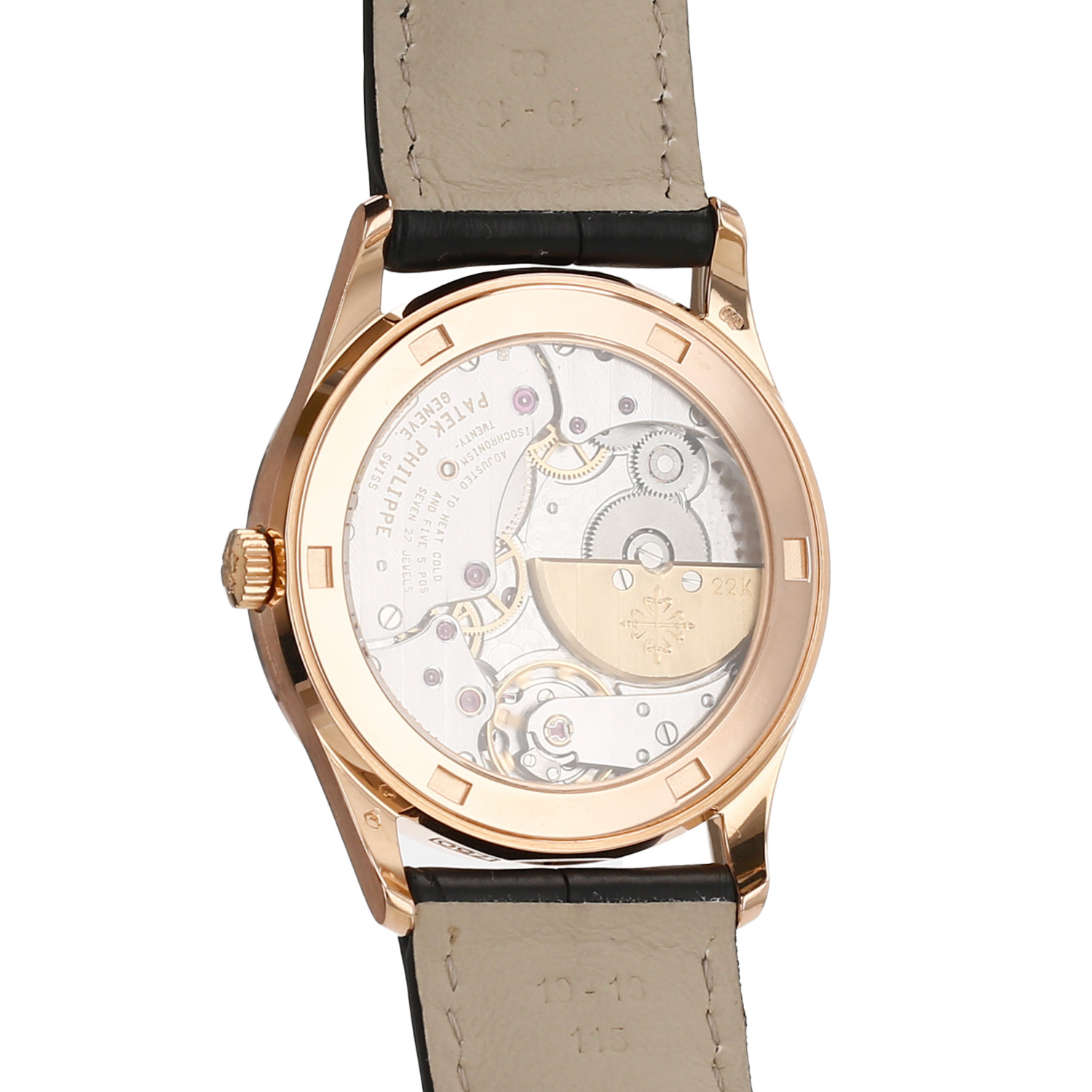 Patek Philippe Calatrava  in pink gold Ref: Patek Philippe - 5026  Circa 2000 - Detail D3