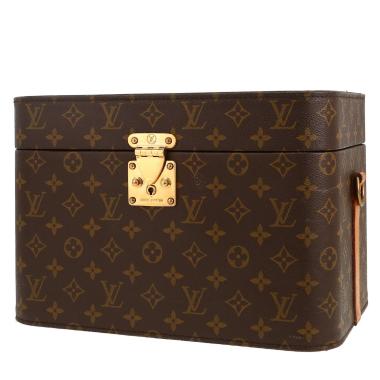 Louis Vuitton  Vanity vanity case  in brown monogram canvas  and natural leather