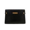 Saint Laurent  Manhattan handbag  in black leather - 360 thumbnail