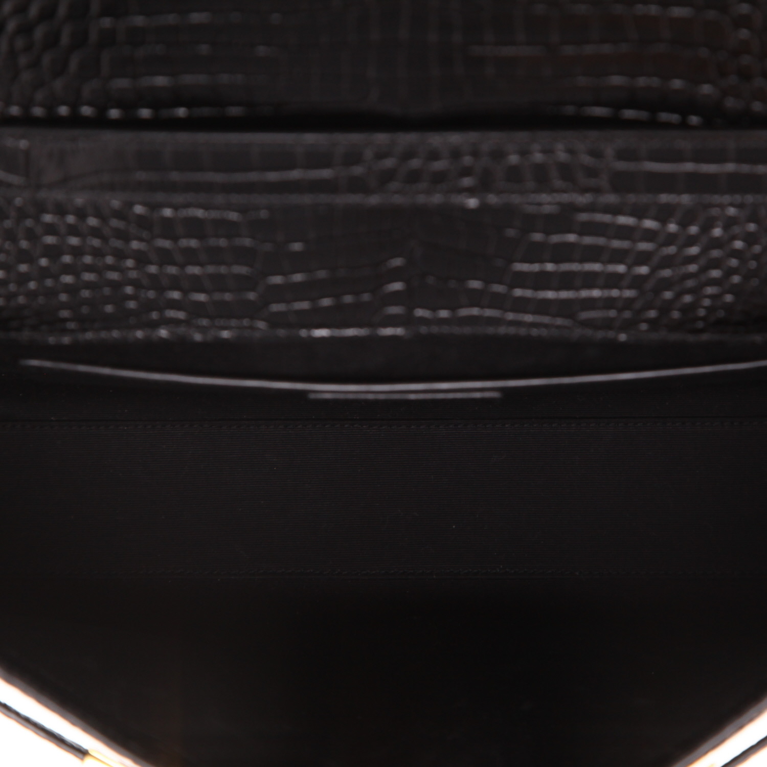 Saint Laurent  Manhattan handbag  in black leather - Detail D3