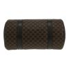 Celine   handbag  in brown and black "Triomphe" canvas  and black leather - Detail D1 thumbnail