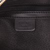 Celine   handbag  in brown and black "Triomphe" canvas  and black leather - Detail D2 thumbnail