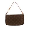 Louis Vuitton  Pochette accessoires handbag  in brown monogram canvas  and natural leather - 360 thumbnail