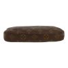 Louis Vuitton  Pochette accessoires handbag  in brown monogram canvas  and natural leather - Detail D1 thumbnail