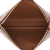 Louis Vuitton  Pochette accessoires handbag  in brown monogram canvas  and natural leather - Detail D3 thumbnail