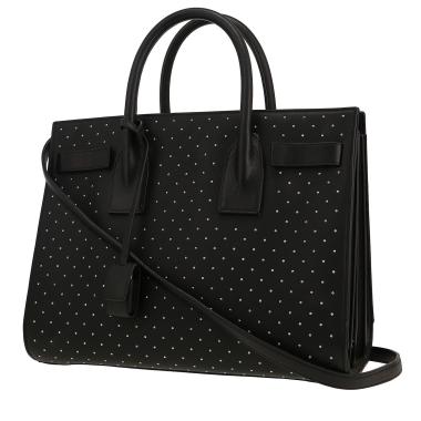 Bolso de mano Saint Laurent  Sac de jour en cuero negro