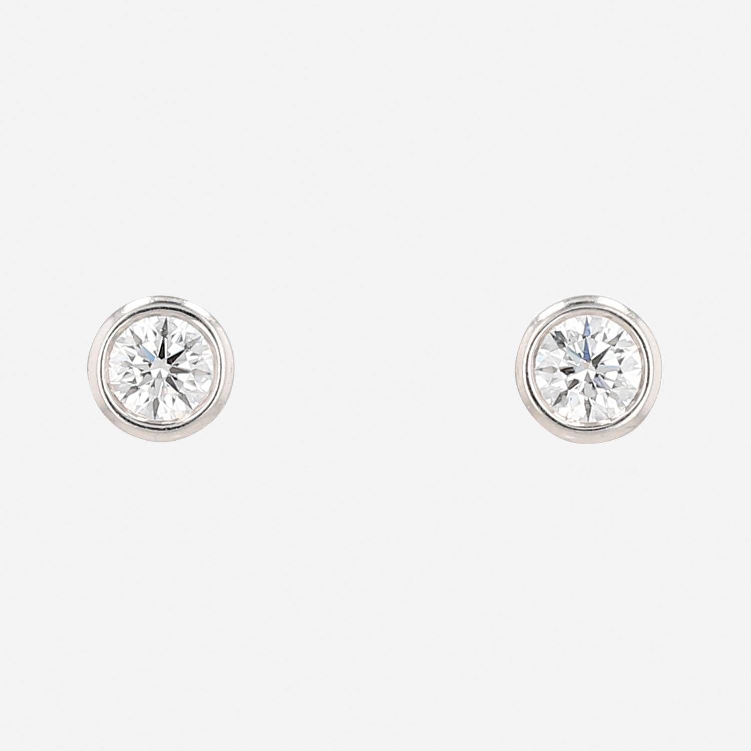 Tiffany & Co Diamonds By The Yard earrings in platinium and diamonds