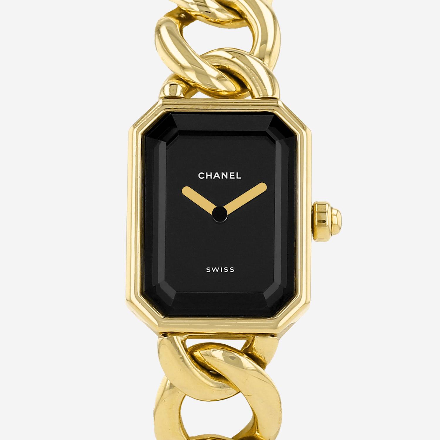Montre Chanel Première taille L  en or jaune Vers 2000