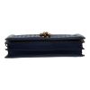 Sac bandoulière Bottega Veneta  Olimpia Knot en cuir tressé bleu-marine - Detail D1 thumbnail