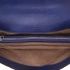 Bottega Veneta  Olimpia Knot shoulder bag  in navy blue braided leather - Detail D3 thumbnail