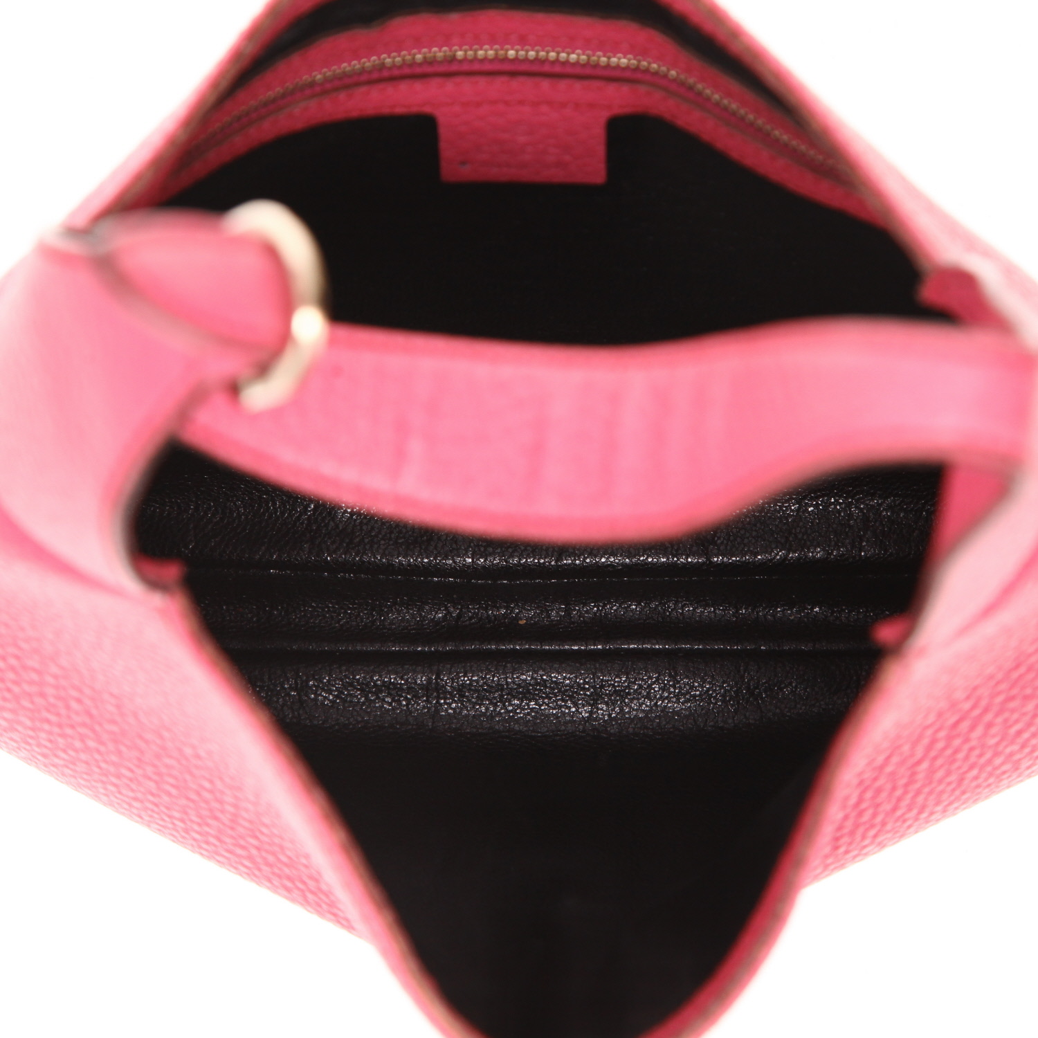 Sac à main Gucci  Jackie en cuir grainé rose et toile bicolore - Detail D3