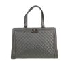 Chanel  Boy Shopping Tote shopping bag  in grey quilted leather - 360 thumbnail