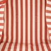 Hermès   shopping bag  in red and white printed patern canvas - Detail D3 thumbnail