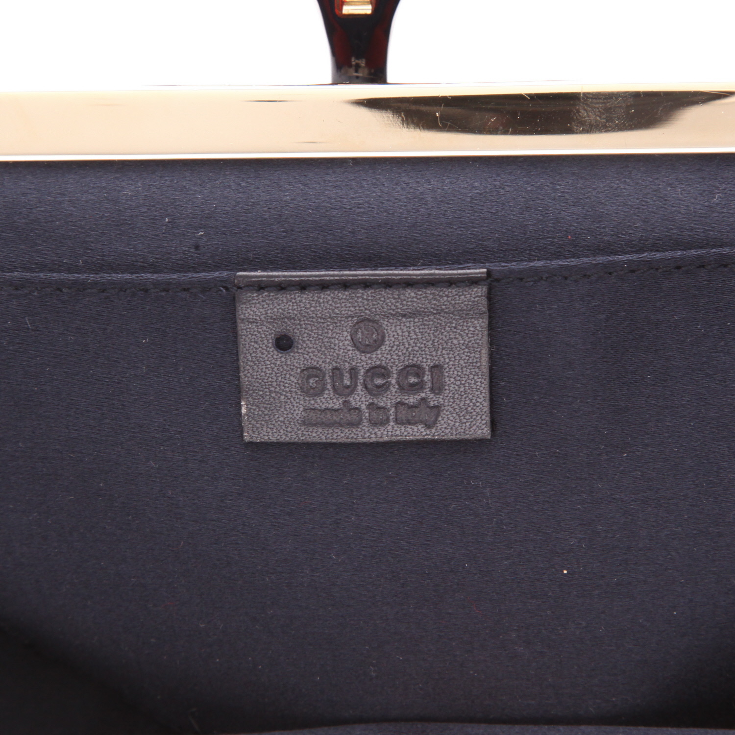 Gucci handbag in red and black furr - Detail D2