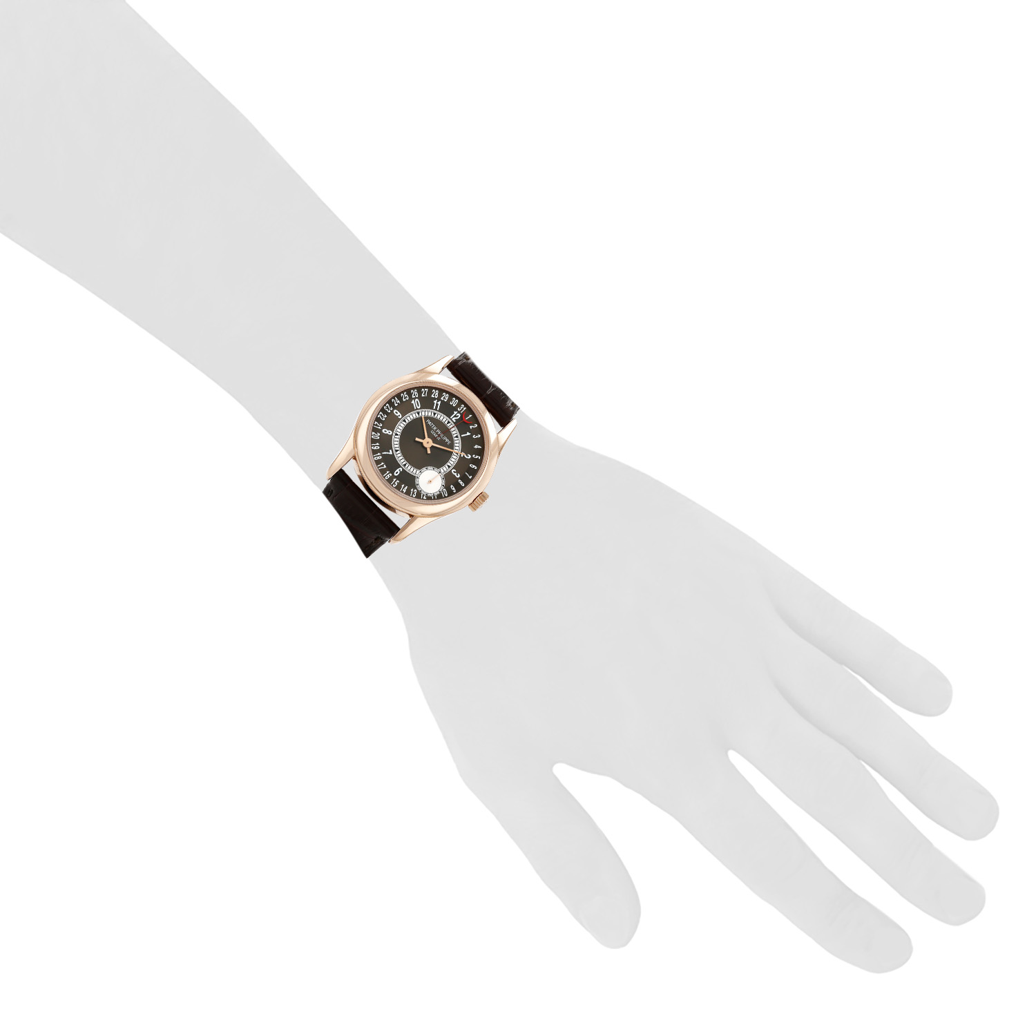 Patek Philippe Calatrava  in pink gold Ref: Patek Philippe - 6000  Circa 2013 - Detail D1