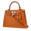 Hermès  Kelly 25 cm handbag  in gold box leather - 00pp thumbnail