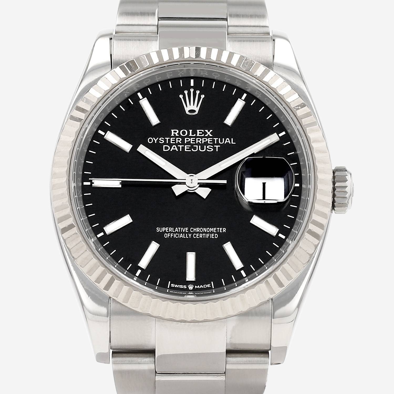 Montre Rolex Datejust en or et acier Ref: Rolex - 126234  Vers 2021